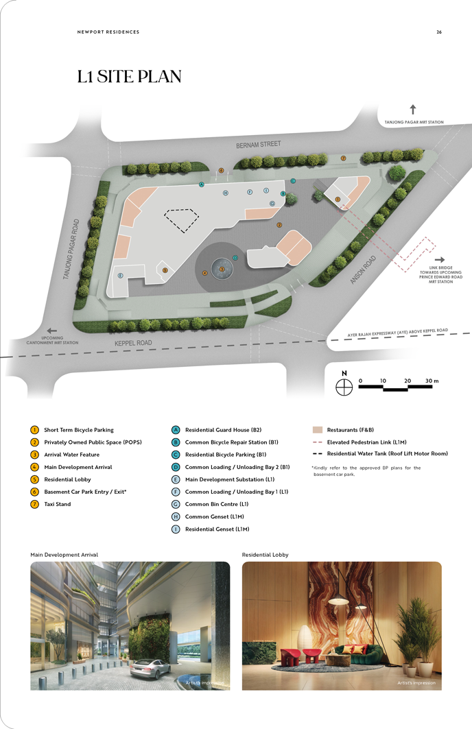 new-port-residences-site-plan-level-1-singapore
