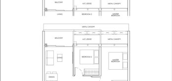 newport-residences-floor-plan-2-bedroom-premium-type-BP1-singapore