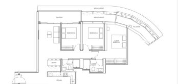newport-residences-floor-plan-3-bedroom-premium-type-CP1-singapore